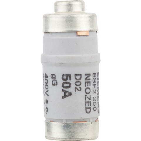 Siemens Neozed fuse link, D02 50A 5SE2350 NEW