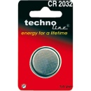 Techno cella a bottone al litio CR 2032 3V 1pc in blister...