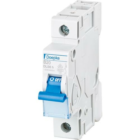 Interruttore miniaturizzato Doepke DLS 6H B20-1 6KA 1 polo NUOVO