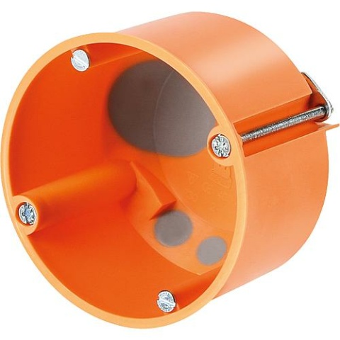 F-tronic Boîte dencastrement pour mur creux étanche au vent Ø 68 mm, profondeur 47 mm, 25 pièces NEUF