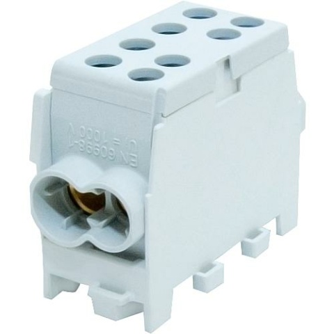 Pollmann main conductor branch terminal HLAK 25 1/2 M2 grey 2080136 NEW