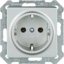 Siemens SCHUKO socket outlet aluminium metallic/...