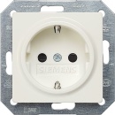 Siemens SCHUKO-Steckdose mit Krallen titanweiß/...