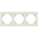 Efapel Cadre Base, double, blanc cassé NOUVEAU