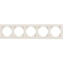 Efapel Cadre Base, double, blanc cassé NOUVEAU