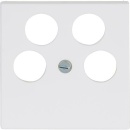 Coperchio Jung f.SAT 4 fori AS500/plus, A561-4SAT2WW...