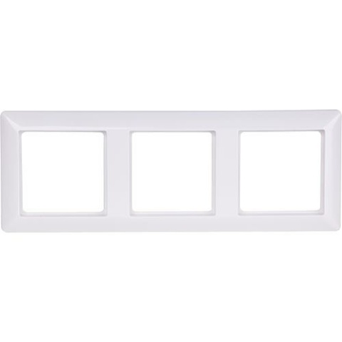 Marco de cubierta Jung AS 583 WW 3 gangs, blanco alpino NUEVO