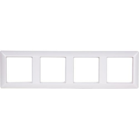 Jung cover frame AS 584 WW 4-fold, alpine white NEW