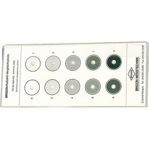 Skala porównawcza obrazu sadzy Brigon Brigon 4293 NOWOŚĆ