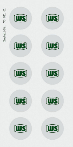 Weinmann & Schanz Bouchons dessai en aluminium autocollants, ronds (1 paquet de 100 pièces) NOUVEAU