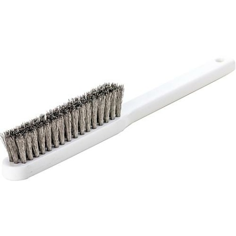 Lessmann fine brush with stainless steel wire crimped 0.15mm plastic handle NEW