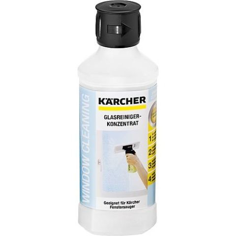Limpiacristales concentrado RM500 de Kärcher para aspirador de cristales sin cable Contenido: 500ml 6.295-773.0 NUEVO