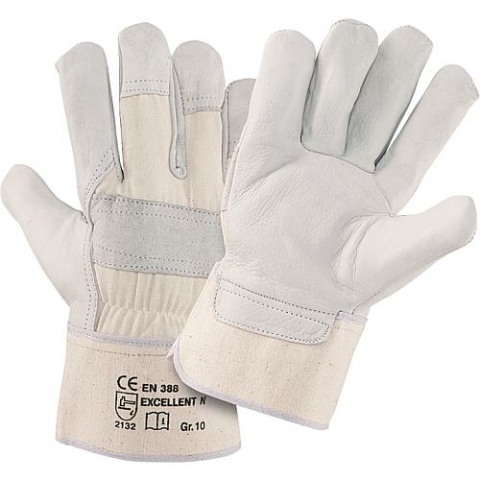 Gants en cuir fleur de bovin Kromwell ""Excellent N"" EN 388, Cat. 2, taille XL NOUVEAU