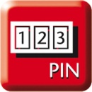 Abus Aluminium Vorhangschloss Typ 145/30 rot 46615 1 NEU