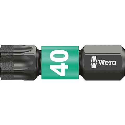 Wera Bit 1/4"" Impugnatura per avvitatore a impulsi T 40x25mm PU=10 5057627001 NUOVO