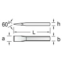 Gedore Habero Elektrikermeißel 4-kant Länge...