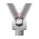 Wiha hexagon ball-head square-head screwdriver 8.0 , 206 x 44 Type 369 1404 NEW