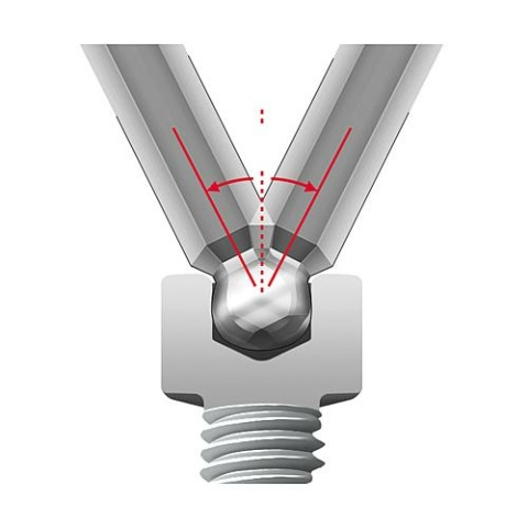 Wiha hexagon head pin spanner, long. With magic ring type 369R, 5 x 163 20570 NEW