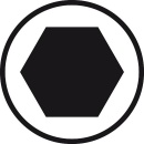 Destornillador hexagonal con mango en cruz Wiha® SW 2,5 x 100 mm 906 NUEVO