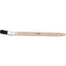 Westex Pr. flat brush curved 25 mm black, beech handle,...