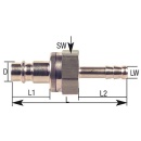 Rectus Rückflussdämpfer Schlauchanschluss Typ 26, 9 mm NEU