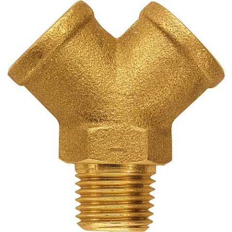 Y-piece 2x IG 1x AG con. R 1/4""a./G 1/4i. NEW