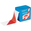 Nestro Folienband rot/weiß 70mm, Länge 200m NEU