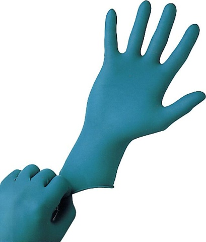 Guanto in polvere di nitrile Mensch, lunghezza 24 cm, blu, taglia M / PU 100 pz. 2605 NUOVO