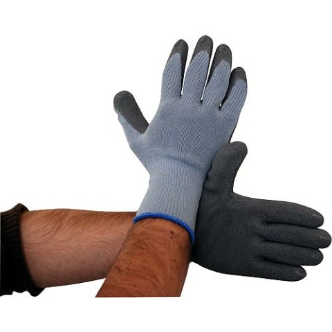 Mensch Kälteschutzhandschuh Latexbeschichtet grau, M / Paar 33259 NEU