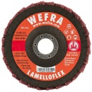 Wefra Lamellenschleifteller LSGV-A/M mittel D=125 x 22,23...