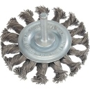 Lessmann Rundbürste gezopft Stahldraht 0,50 mm 75...