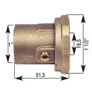 Kogelafsluiter Minipomp 1"" x 1 1/2"" NIEUW