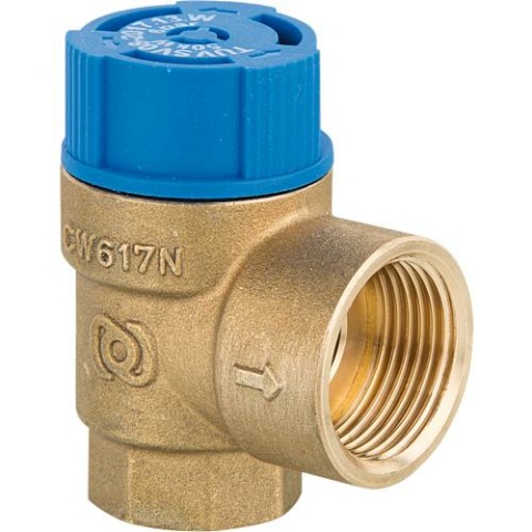 Vanne de sécurité à membrane Evenes pour eau potable DN 20 (3/4"") 8bar NOUVEAU