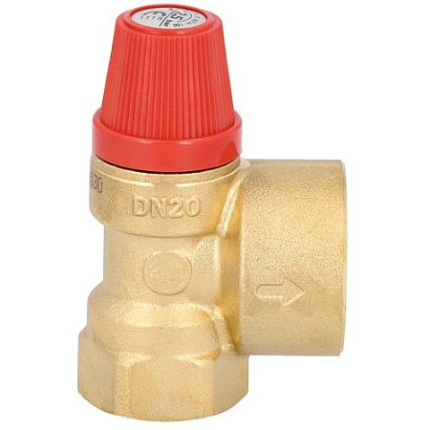 Caleffi Vanne de sécurité à membrane chauffage DN20(3/4""), sortie DN25(1"") 2,5 bar 530525 NOUVEAU