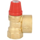 Caleffi Vanne de sécurité à membrane chauffage DN20(3/4""), sortie DN25(1"") 2,5 bar 530525 NOUVEAU