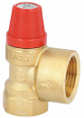 Caleffi diaphragm safety valve heating DN20(3/4""), outlet DN25(1"") 3.0 bar 530530 NEW