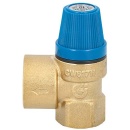 Válvula de seguridad de membrana Caleffi conexión entrada 1/2"", salida 3/4"" 10 bar 531410 NUEVO