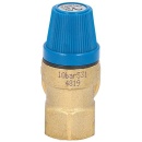 Caleffi diaphragm safety valve connection inlet 3/4"", outlet 1"" 10 bar 531510 NEW