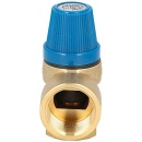Caleffi diaphragm safety valve connection inlet 3/4"", outlet 1"" 10 bar 531510 NEW