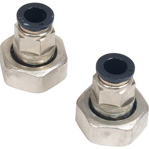 Evenes Slim connection fitting, 10 x 1.3mm, two plug-in connections, PU=2pcs W91001 NEW