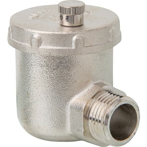 Purgeur dair rapide IPG avec raccord coudé DN15(1/2"") AG, laiton chromé NEUF