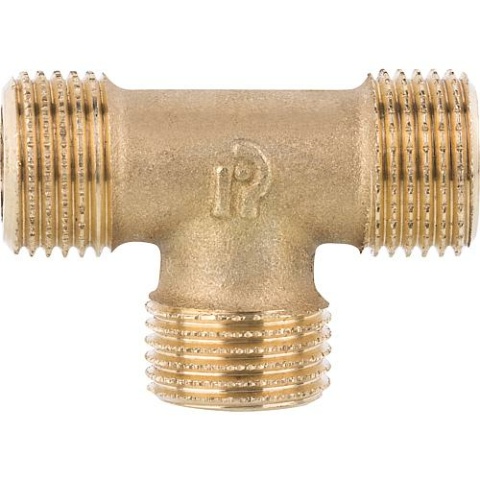 Effebi T-Stück Messing Abgänge AG 1/2""x1/2""x1/2"" PN10 NEU