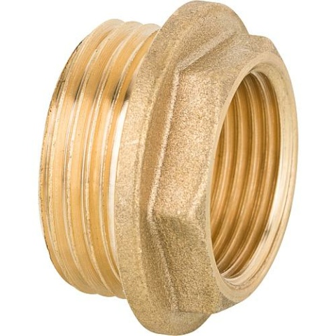 Red-Stück mit Rand, messing DN40(1 1/2"") AG x DN25(1"") IG PN10 NEU