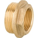 Red piece with rim, brass DN40(1 1/2"") AG x...