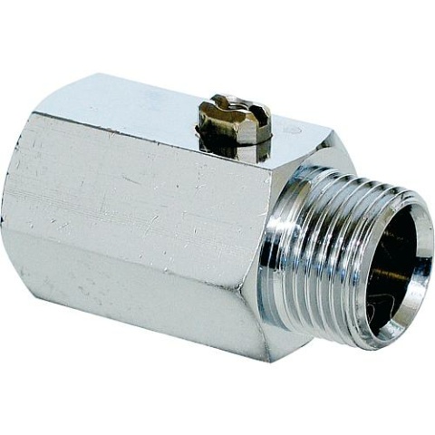 Eurotermo mini ball valve with screwdriver actuation IGxAG 1/4"" NEW