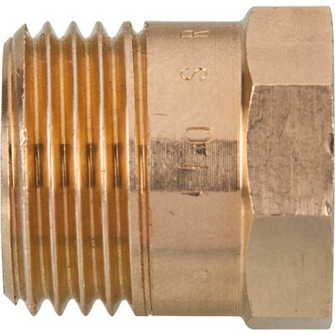 Viega gunmetal threaded fitting reducer, round type 3243, 1/2""AG x 3/8""IG 446666 NEW