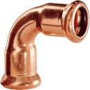 Aalberts copper press fitting M-contour bend 90° i/i,...