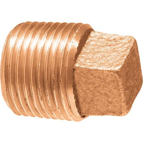 Viega Rotguss-Gewindefitting Stopfen ohne Rand Typ 3291, 1/2"" (AG) 266646 NEU