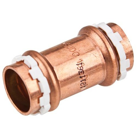 Aalberts Solar press fitting copper socket, 22 mm, V-contour, type VCS 5270 5270VS22 NEW