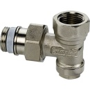 Racor de retorno simplex tipo IG/N MS niquelado Versión: Paso 1/2"" AG x 1/2"" IG F10378 NUEVO